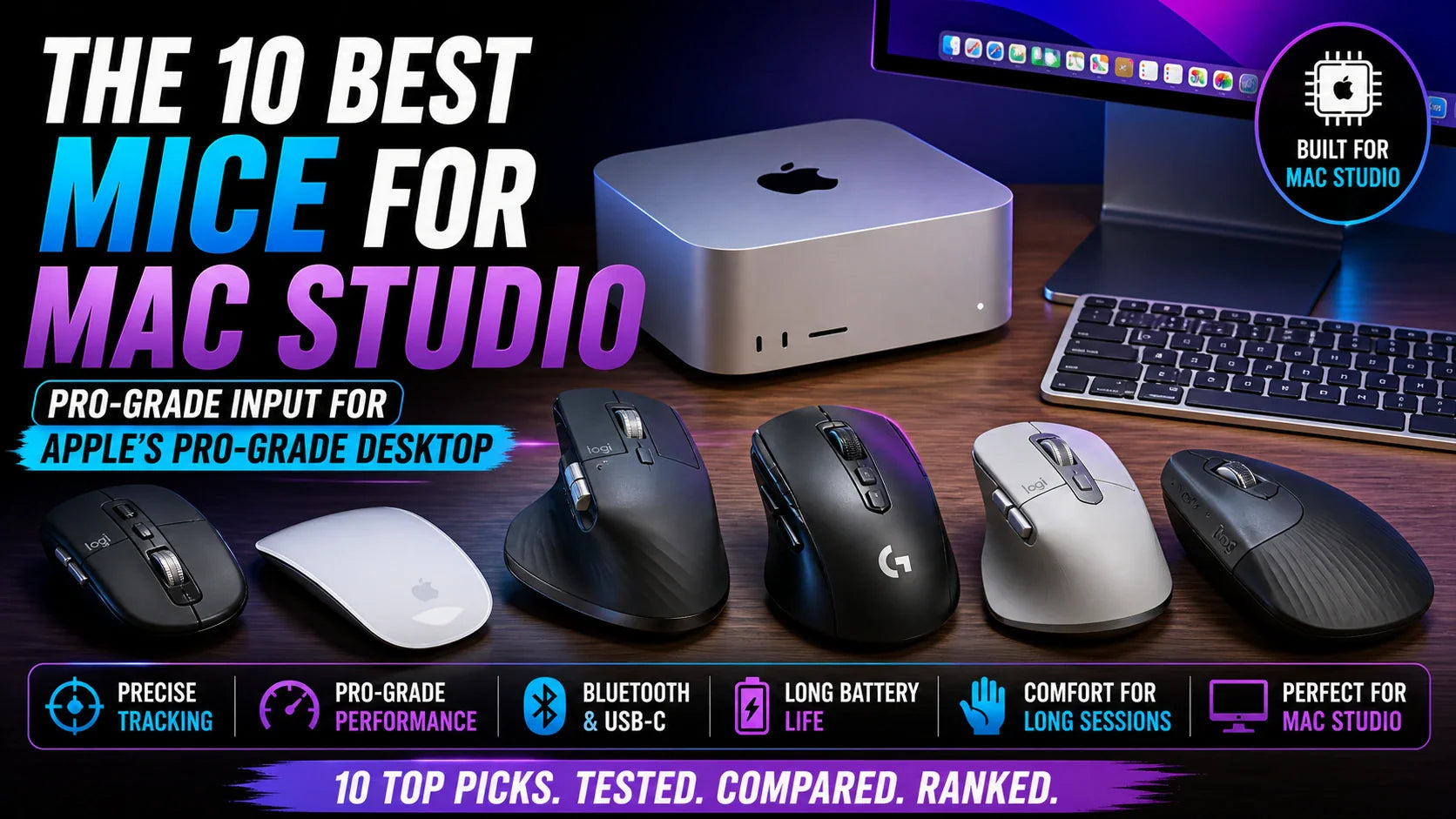 The 10 Best Mice for Mac Studio in 2026 — Pro-Grade Input for Apple's Pro-Grade Desktop