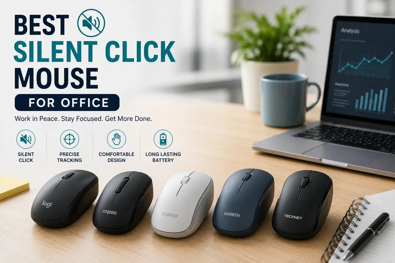 Best Silent Click Mouse for Office — Why Your Coworkers Can Hear Every Click