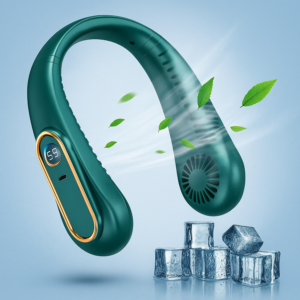 Neck Fan – Hands Free Portable Cooling Fan