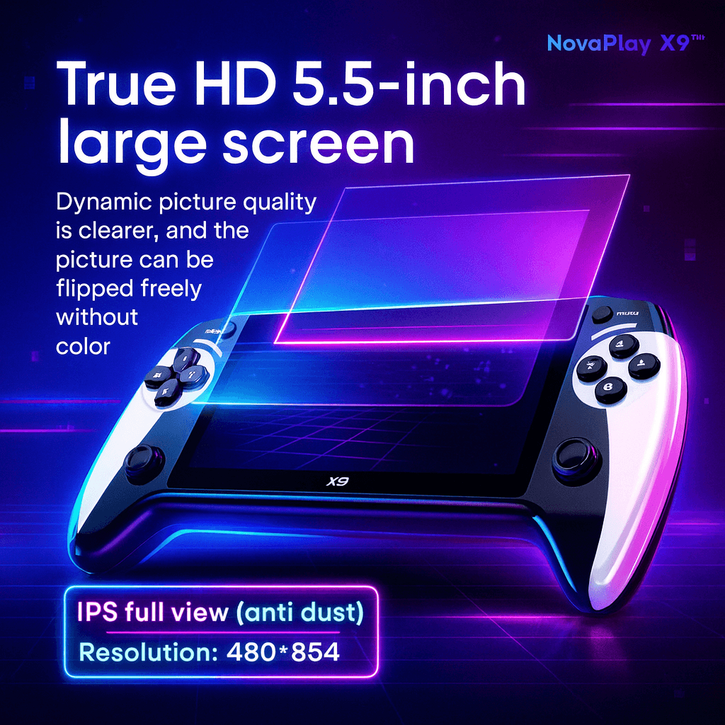 NovaPlay X9 — Portable Retro Gaming Console