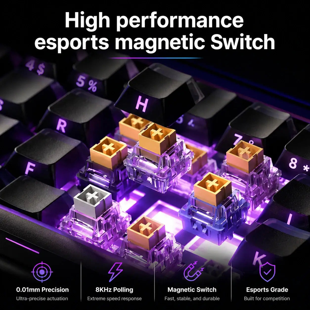 NovaPulse — Magnetic Gaming Keyboard for Ultra Precision