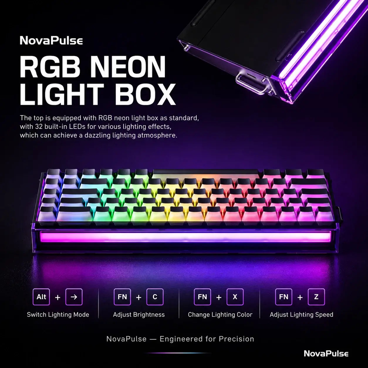 NovaPulse — Magnetic Gaming Keyboard for Ultra Precision
