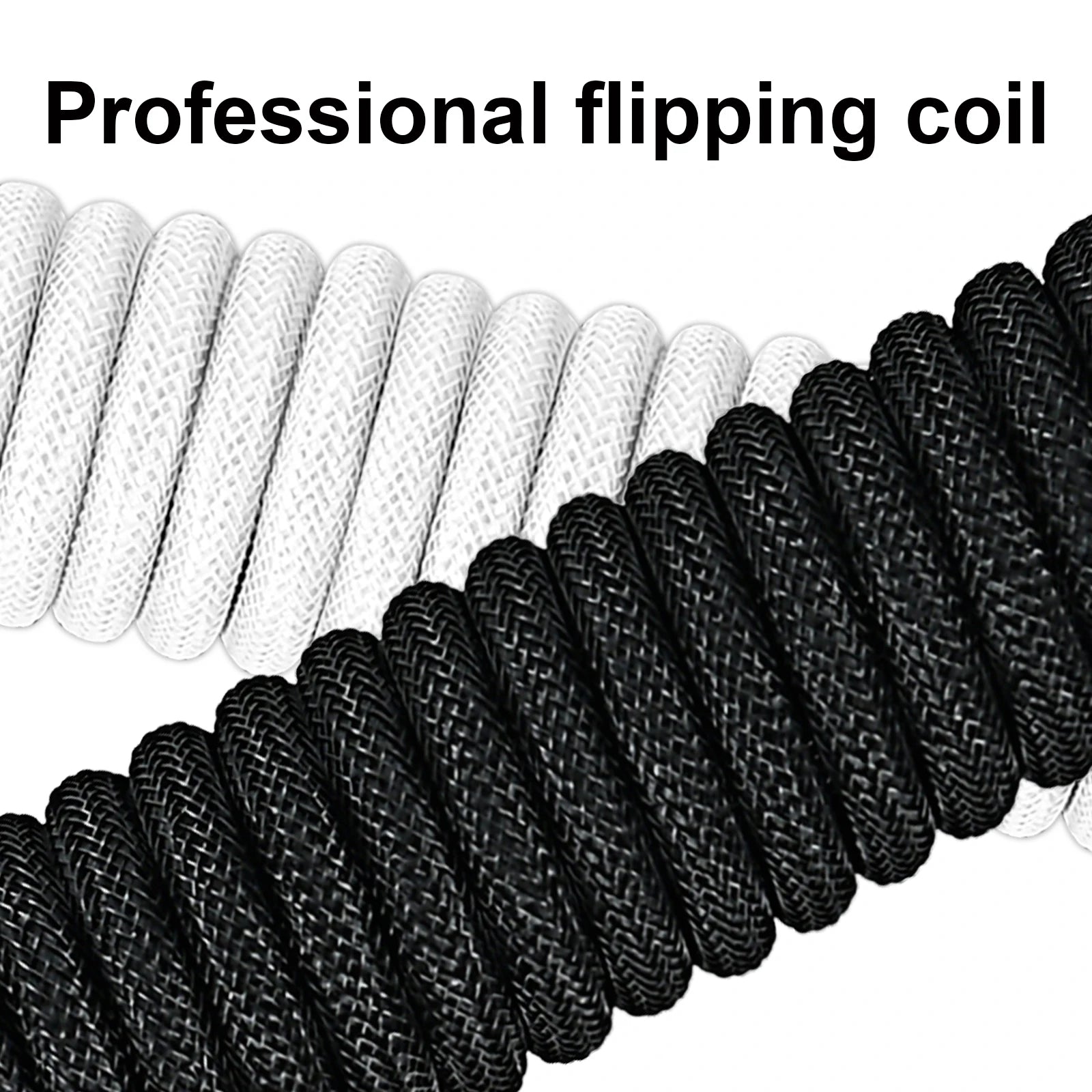 NovaCoil — Premium Coiled Cable for Clean Desk Setups
