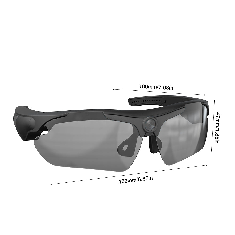 Smart Polarized Sunglasses with Camera