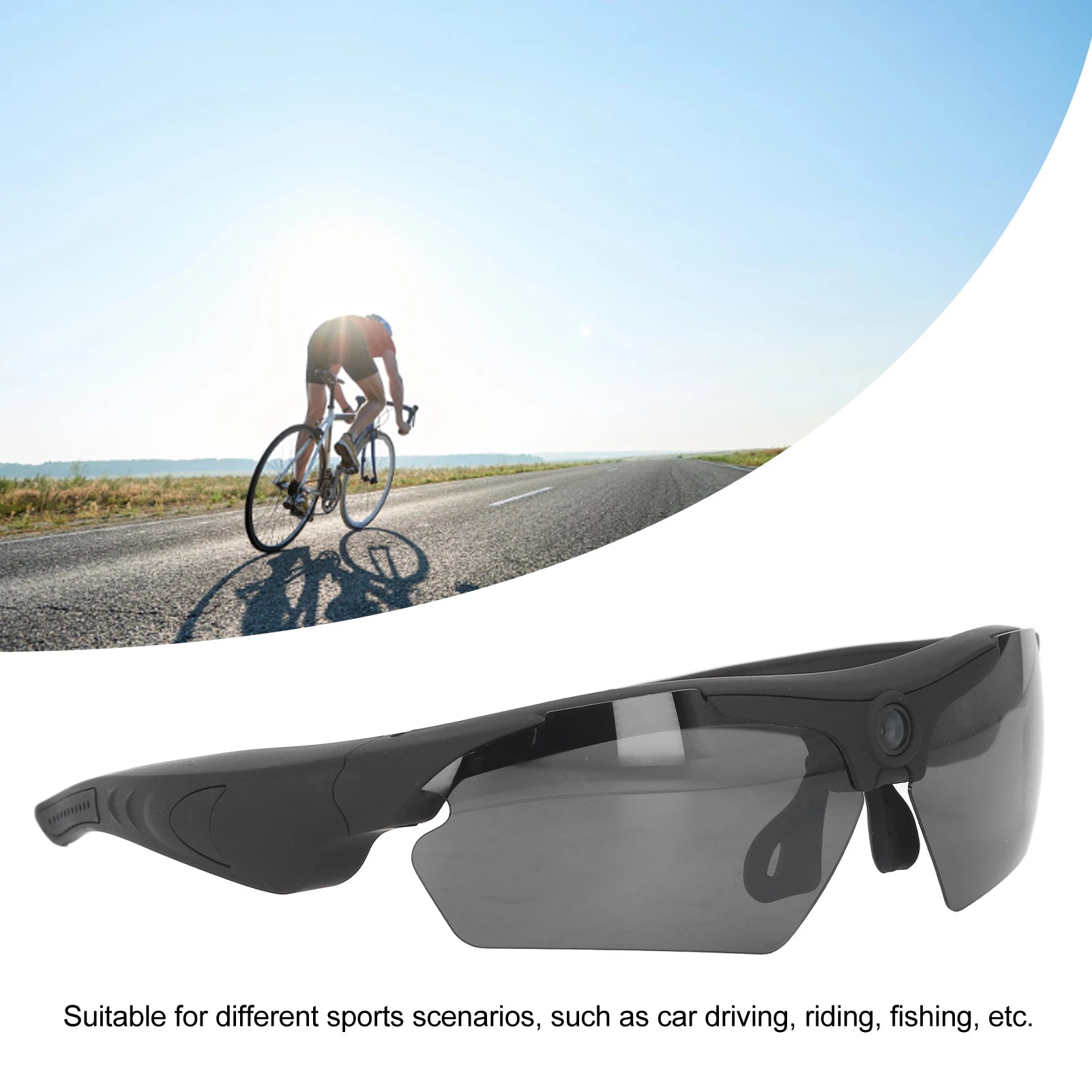 Smart Polarized Sunglasses with Camera