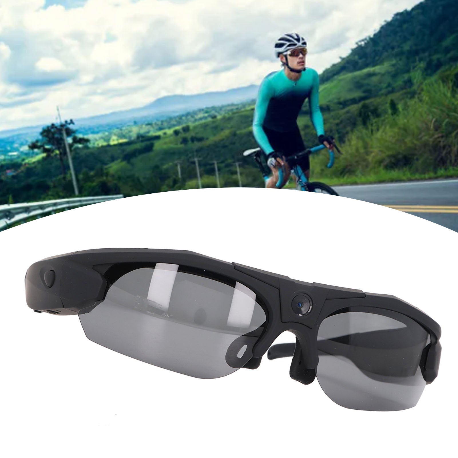 Smart Polarized Sunglasses with Camera