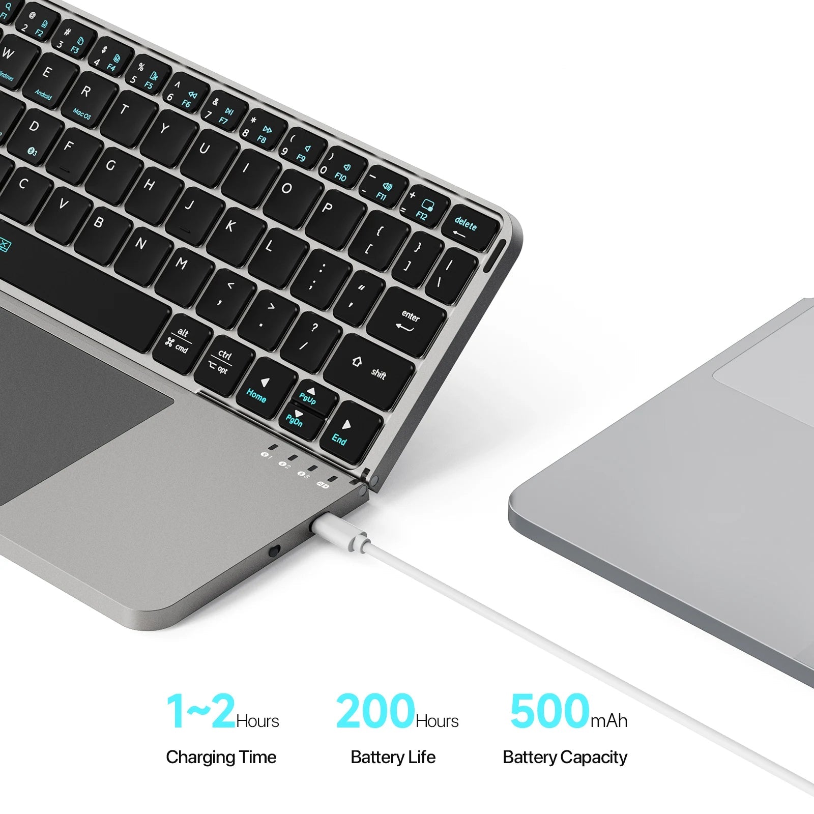 Touch Nova | Foldable Wireless Keyboard with Touchpad - Smart Mouse Co