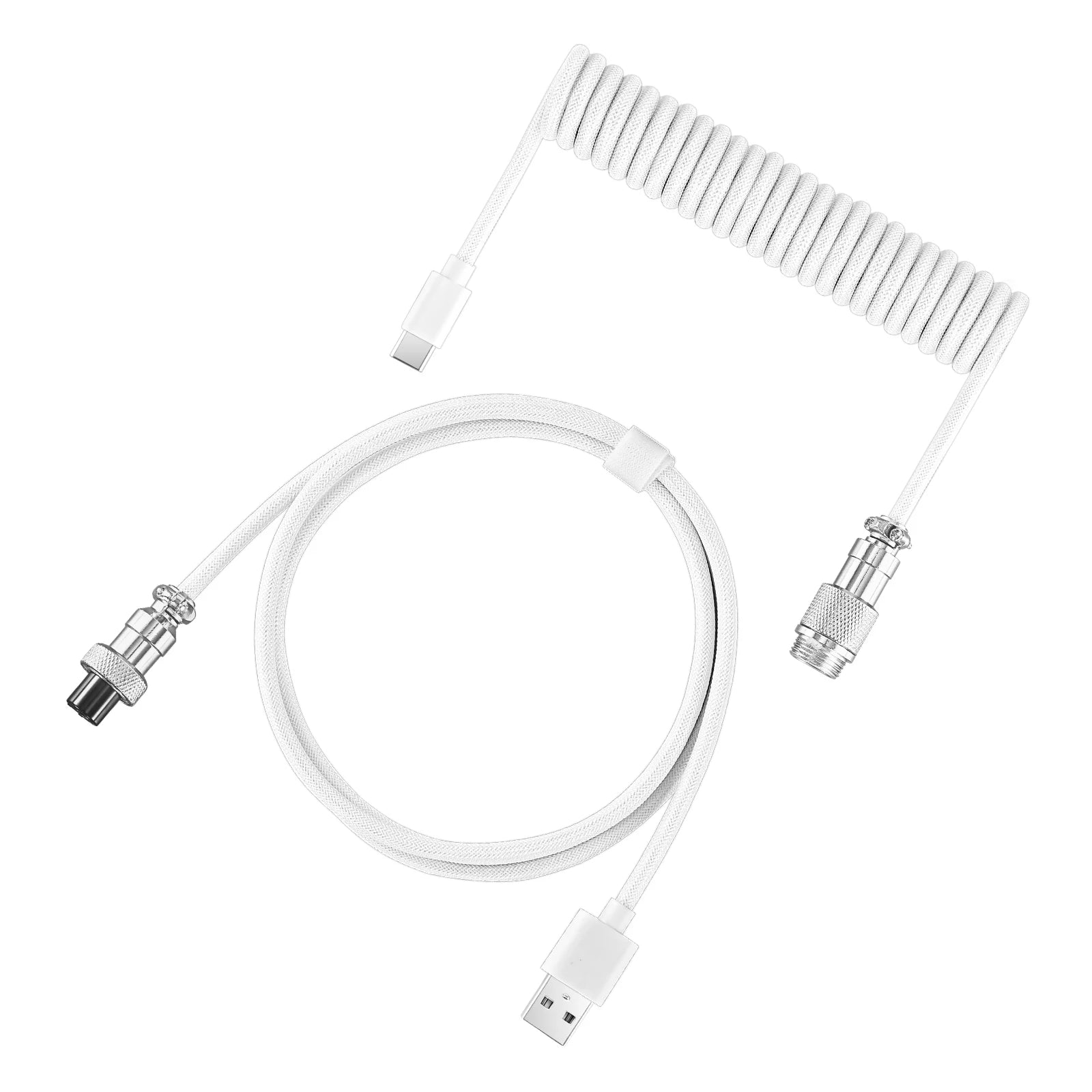 NovaCoil — Premium Coiled Cable for Clean Desk Setups
