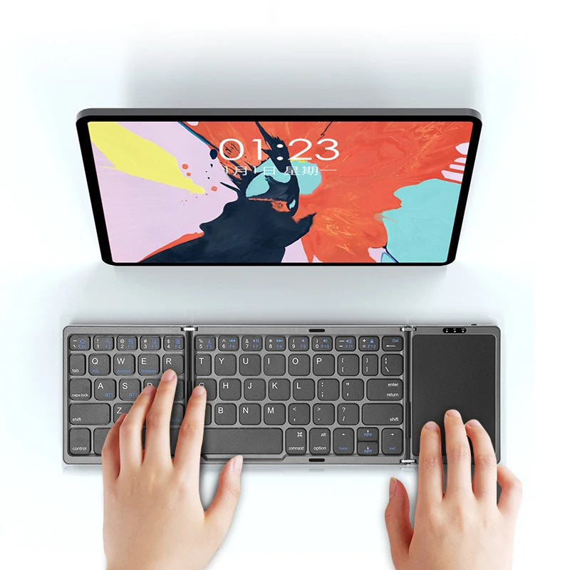 Folding Bluetooth Keyboard with Touchpad - Smart Mouse Co