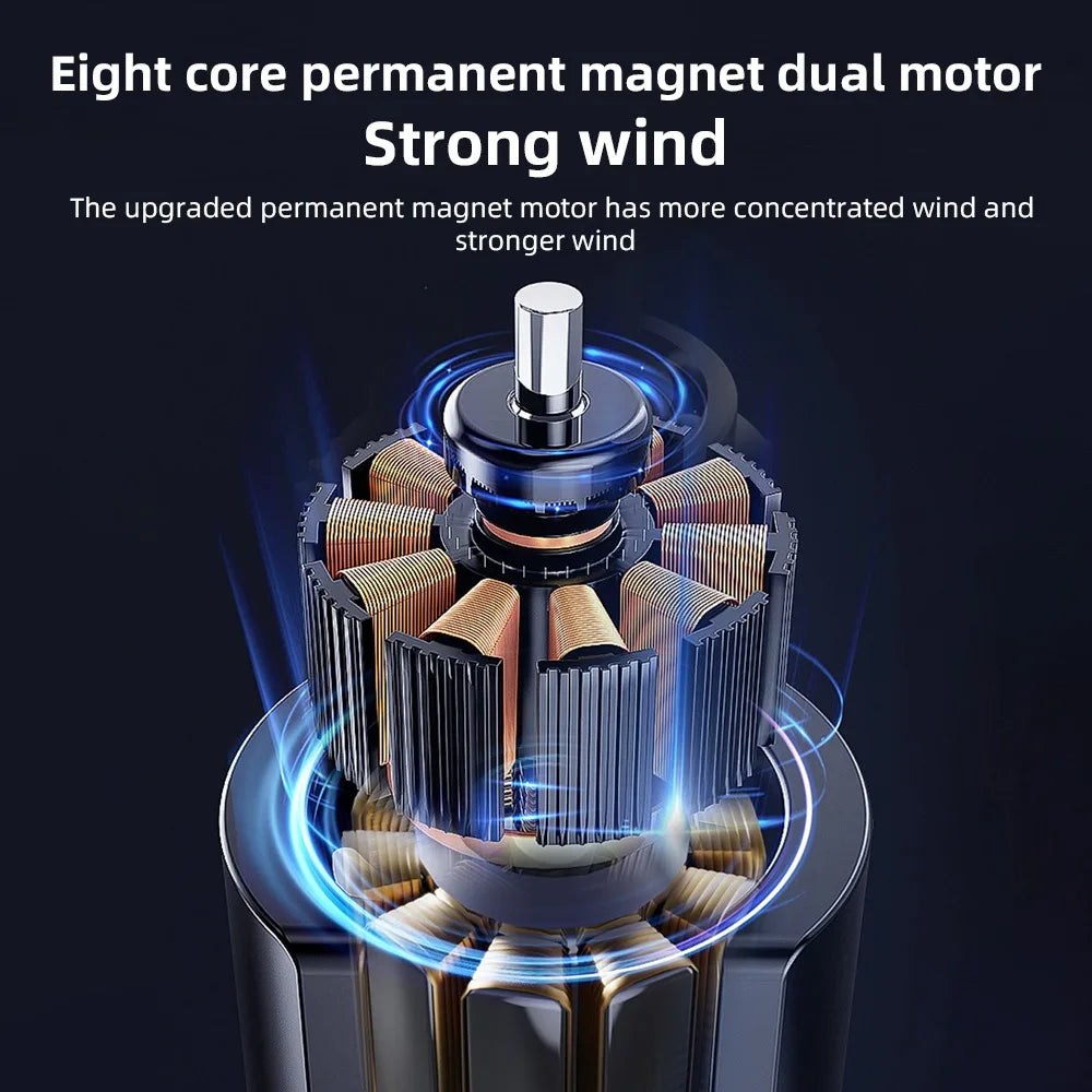 BreezeTower Duo – Dual Mist & Wind Desk Fan