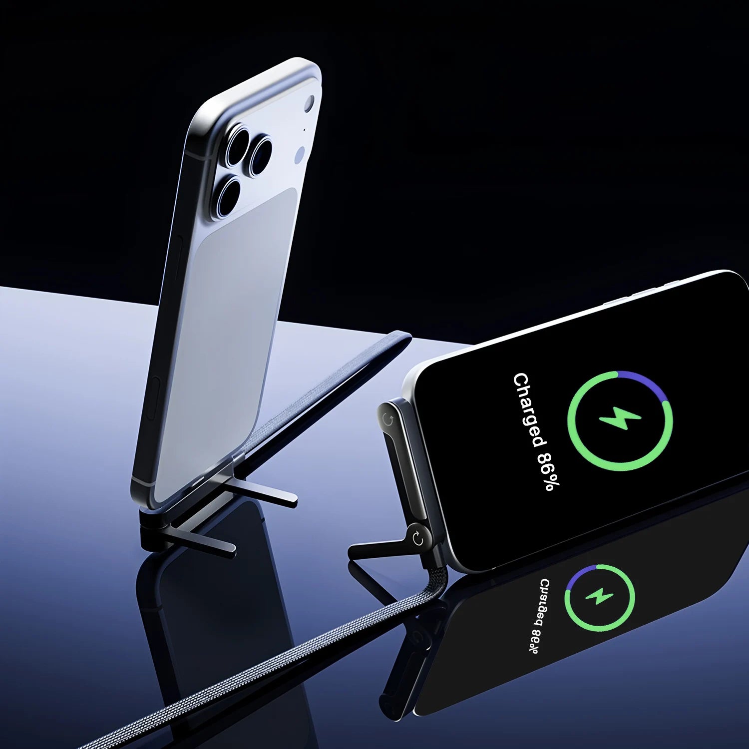 Fast Charging Cable with Foldable Stand