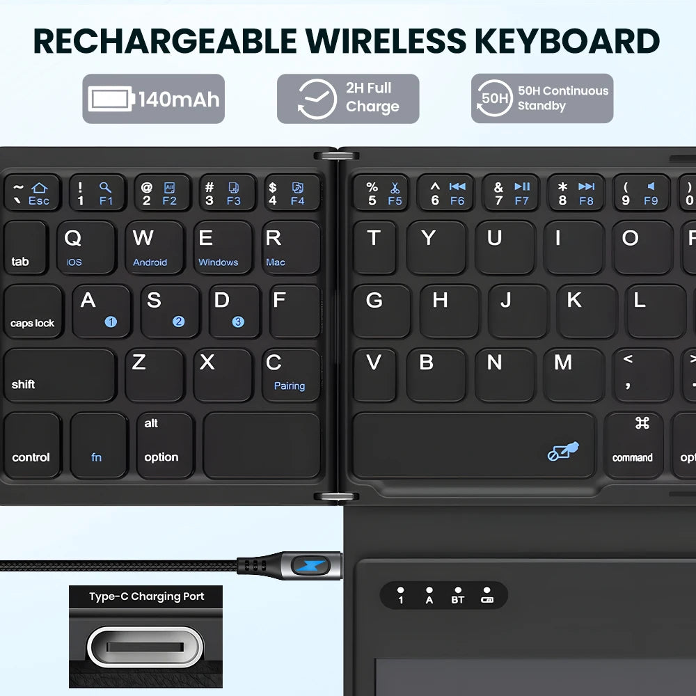 QuadFold Smart Keyboard – Smart Mouse Co - Smart Mouse Co