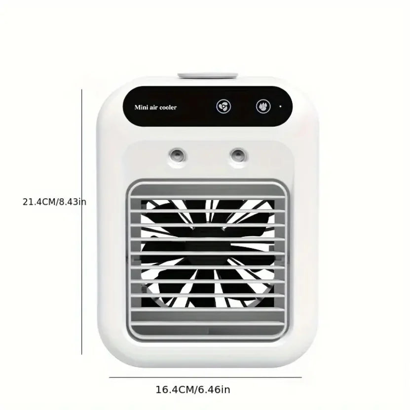 AirNova Touch – Portable USB Fan with Mist & Touch Control