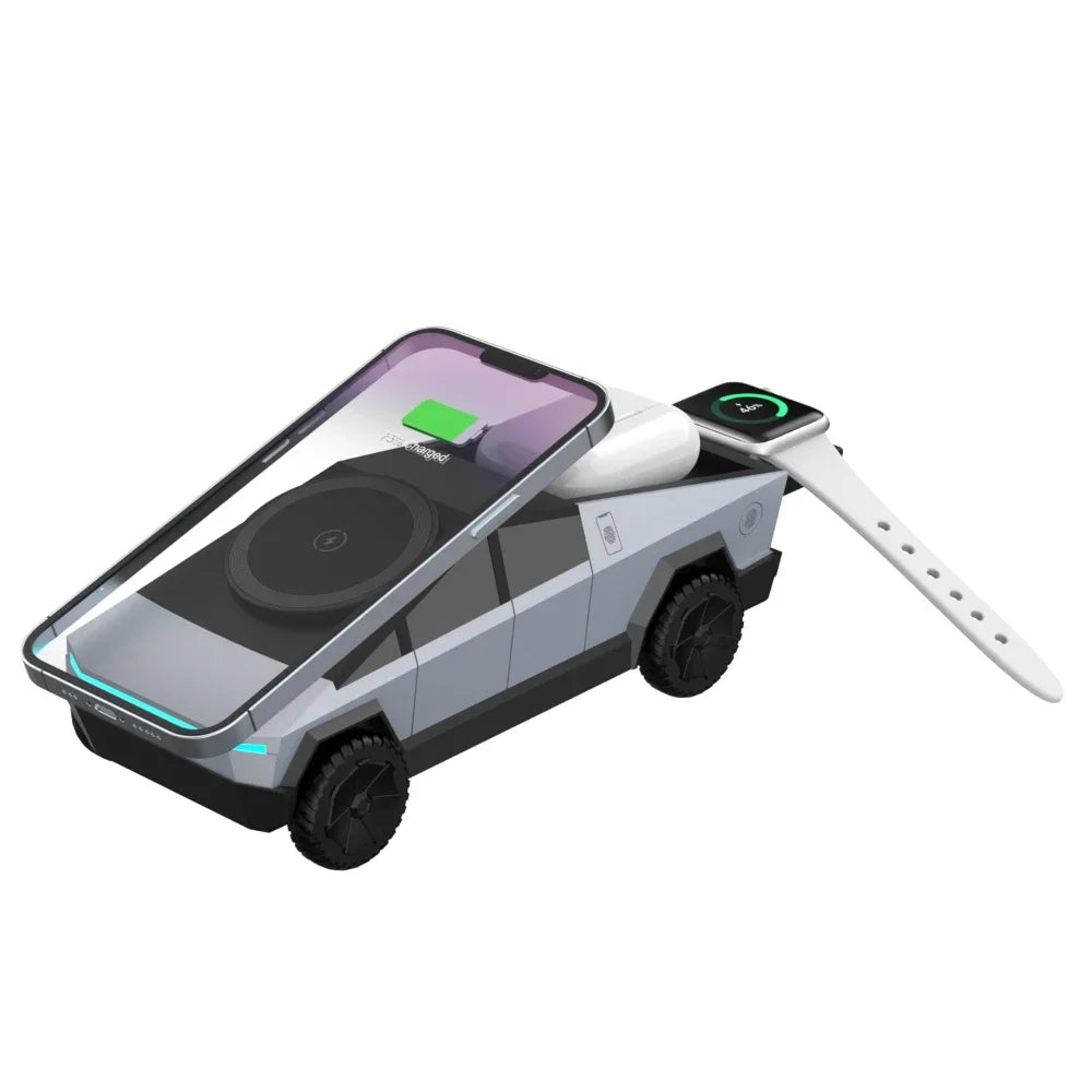 CyberDock 3-in-1 Wireless Charging Station - Smart Mouse Co