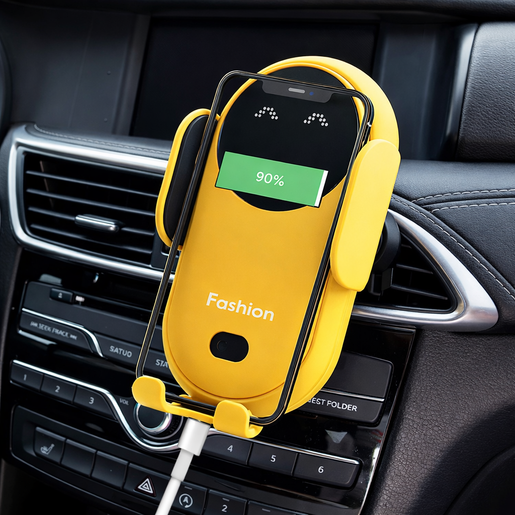 Smart Sensor Auto-Clamp Car Charger