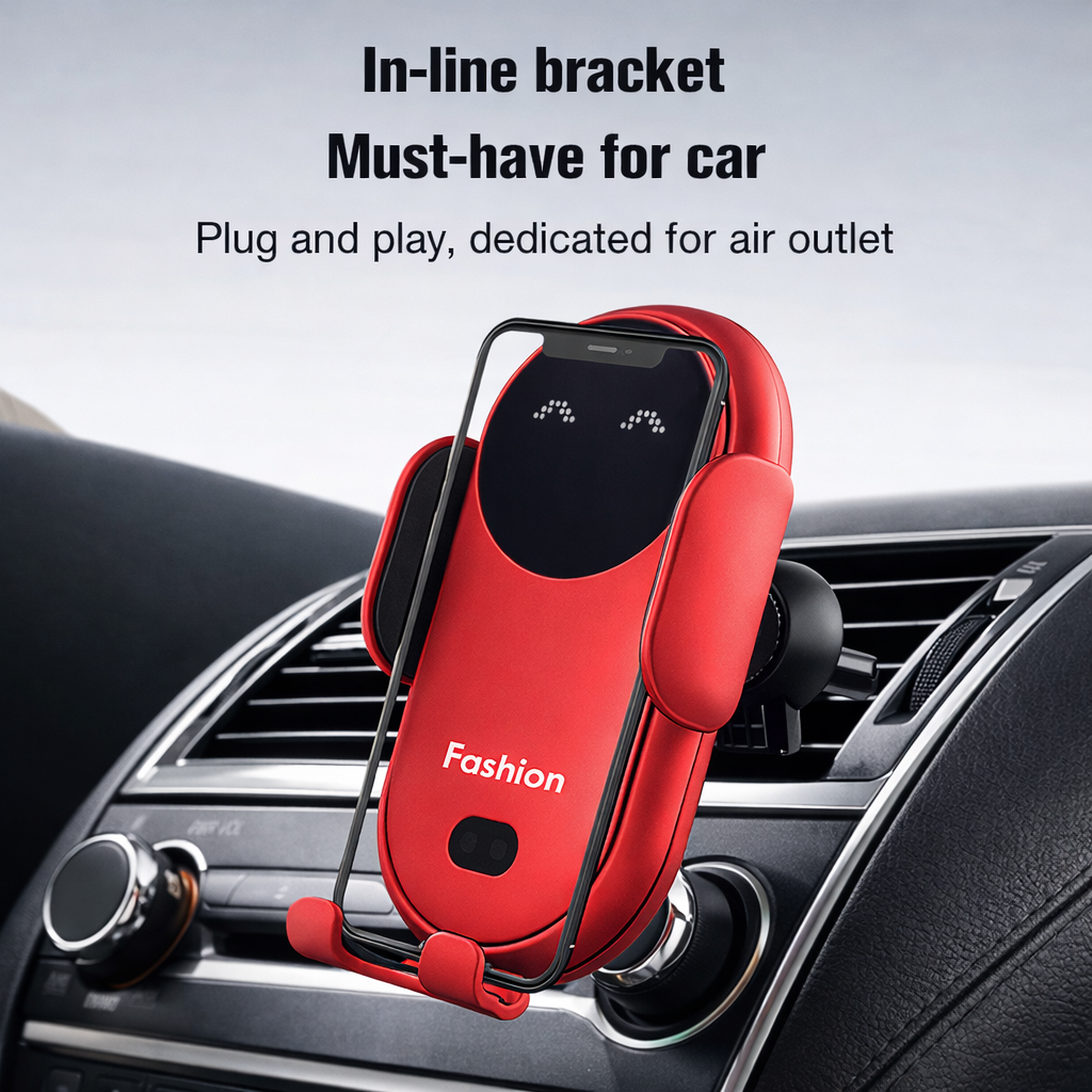 Smart Sensor Auto-Clamp Car Charger