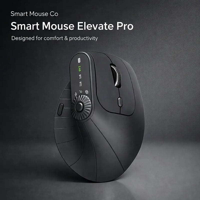 Elevate Pro - Best ergonomic vertical mouse for laptop