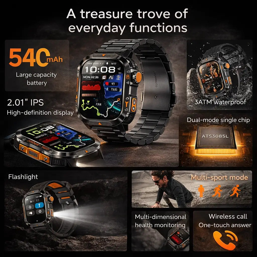 NovaForce X2 Pro – Rugged GPS Smartwatch