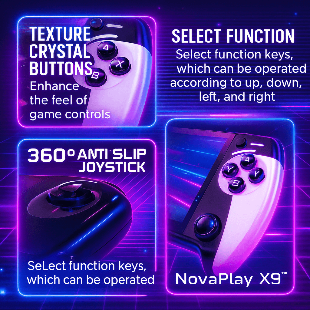 NovaPlay X9 — Portable Retro Gaming Console