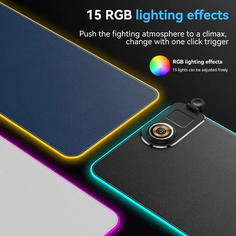 NovaCharge Pad — Smart Desk Mat with Wireless Charging