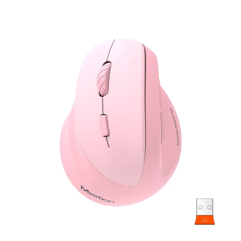 Left Hand Ergonomic Wireless Vertical Mouse for Left-Handed Users