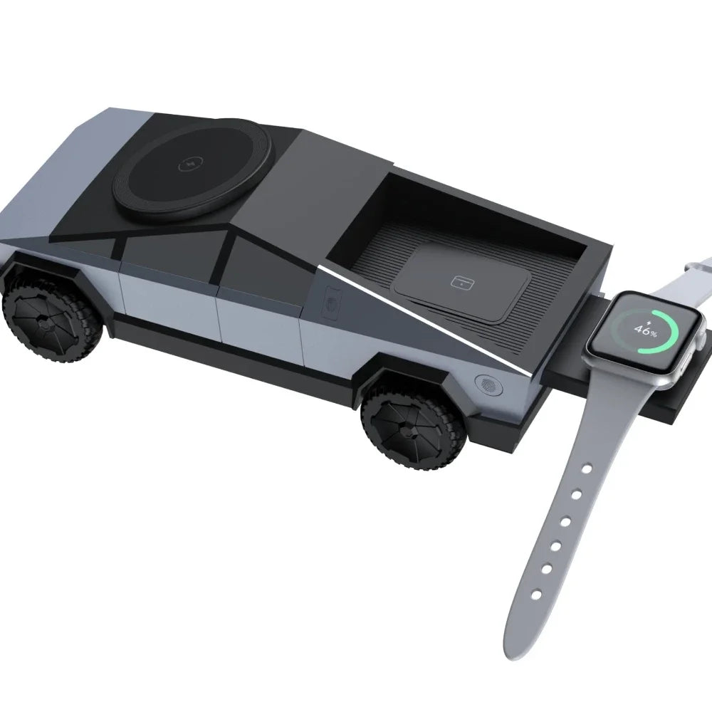 CyberDock 3-in-1 Wireless Charging Station - Smart Mouse Co