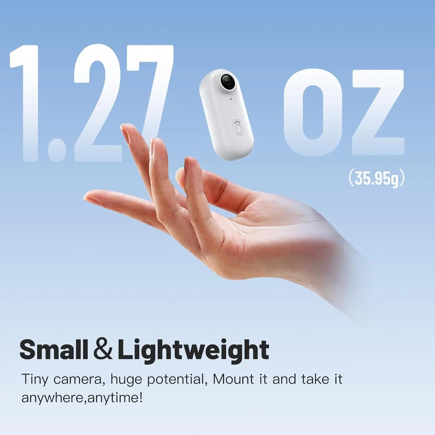 Mini Action Cam 1080P Da 26g Con Schermo 1.0” – Body Cam Magnetica Con 32GB Integrata Per Bici E Vlog