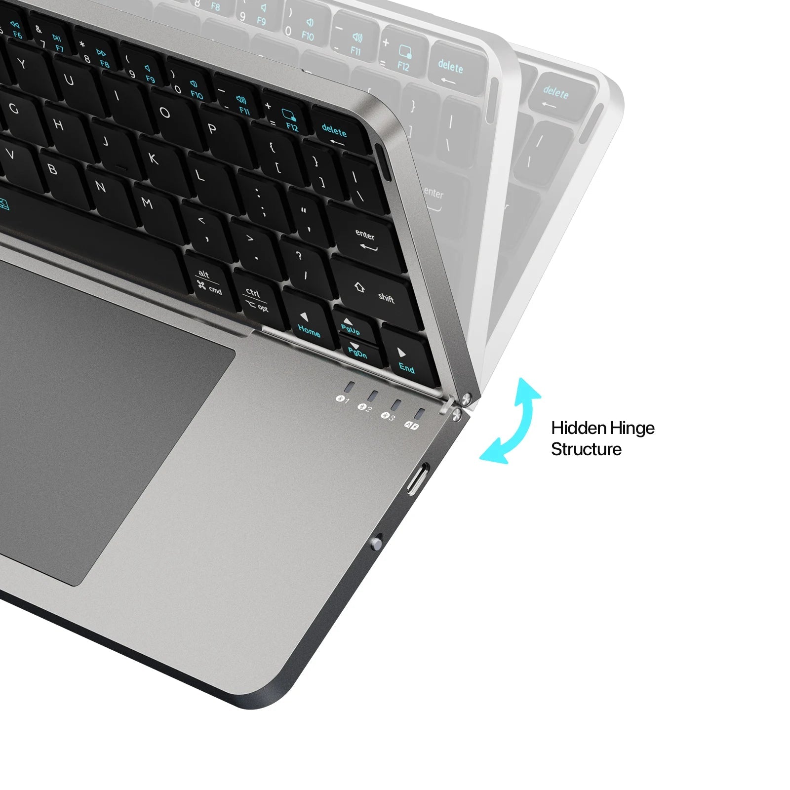 Touch Nova | Foldable Wireless Keyboard with Touchpad - Smart Mouse Co