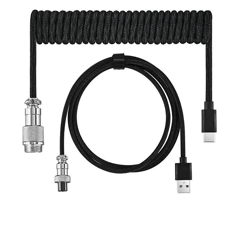 NovaCoil — Premium Coiled Cable for Clean Desk Setups