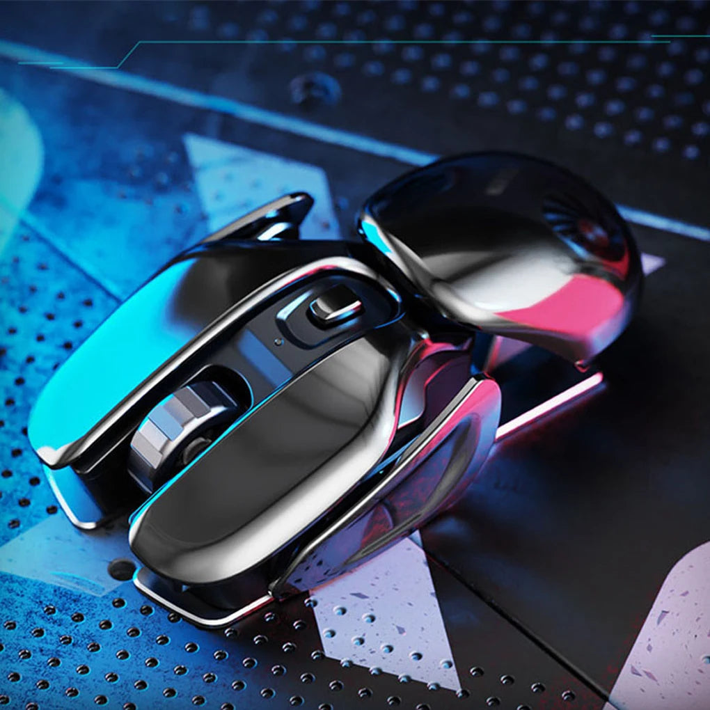 Lightweight Wireless Gaming Mouse with Ergonomic Design and Metal Build