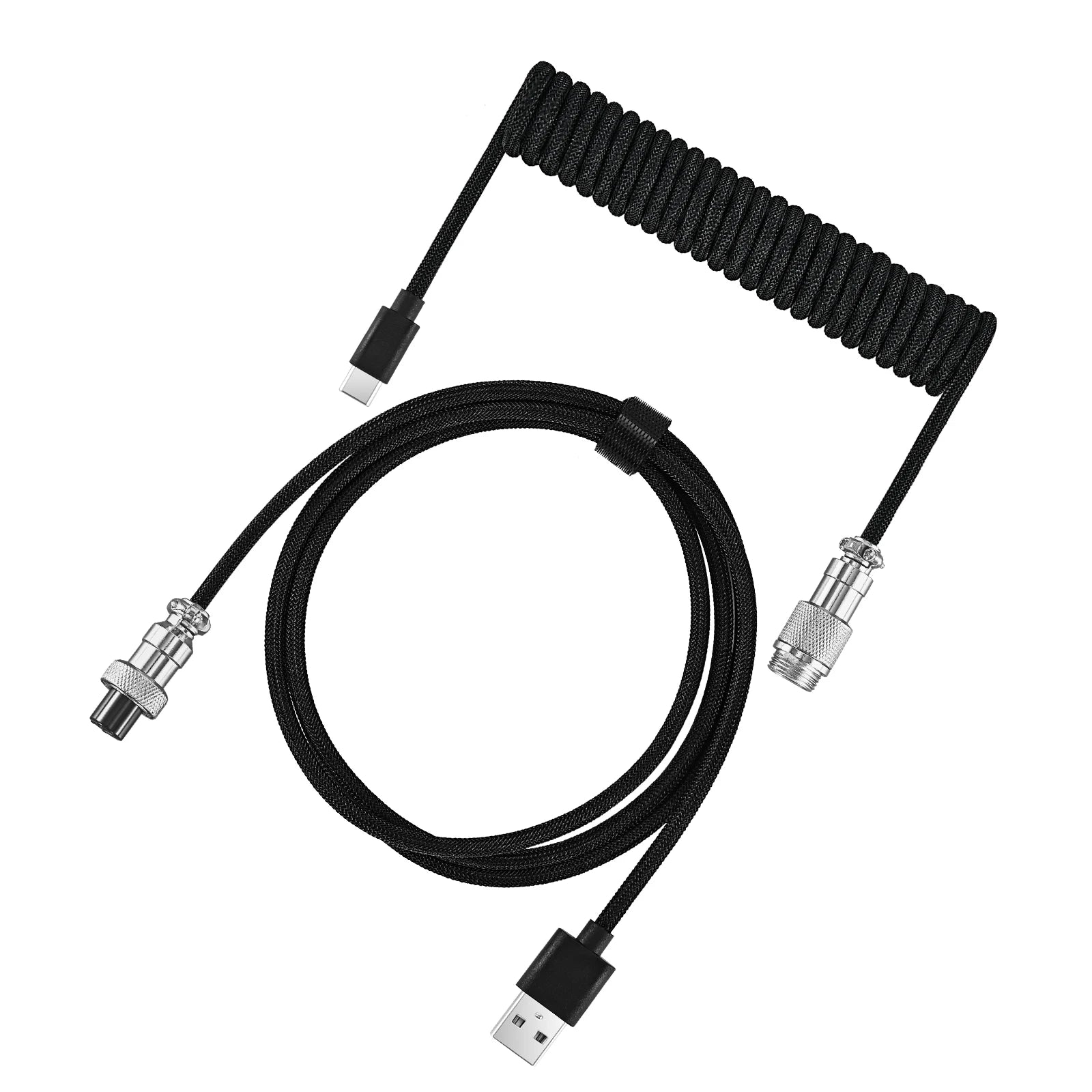 NovaCoil — Premium Coiled Cable for Clean Desk Setups