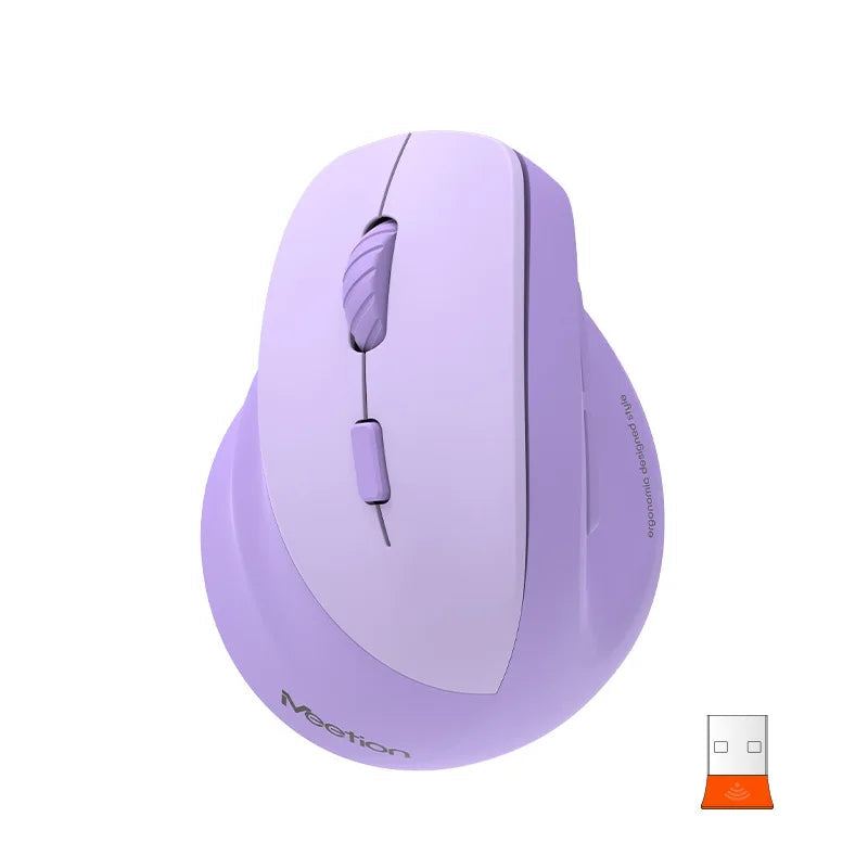 Left Hand Ergonomic Wireless Vertical Mouse for Left-Handed Users