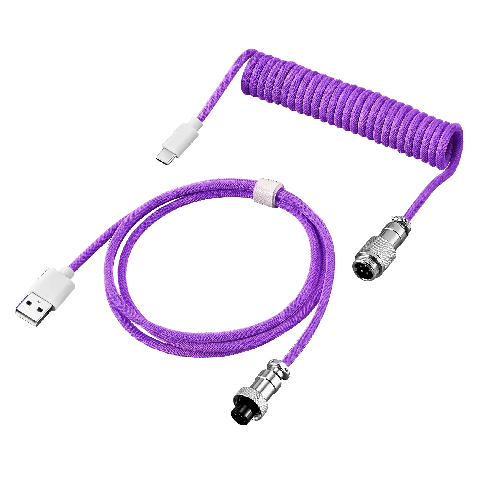 NovaCoil — Premium Coiled Cable for Clean Desk Setups
