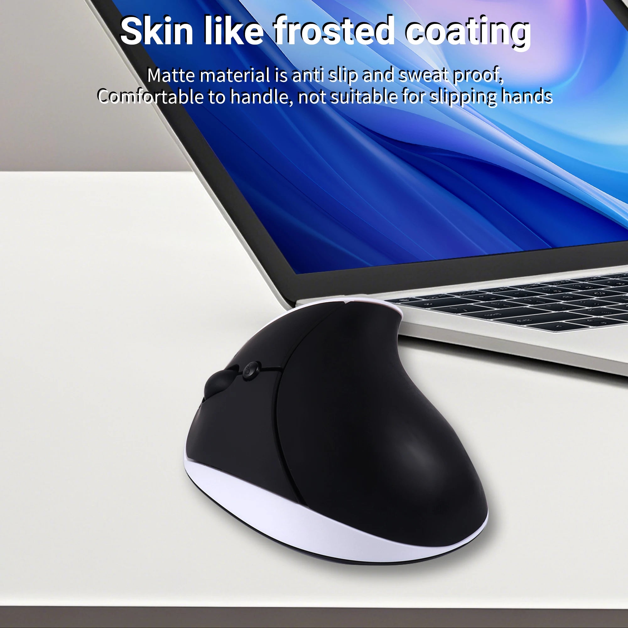 Left Hand Ergonomic Vertical Mouse for Left-Handed Users