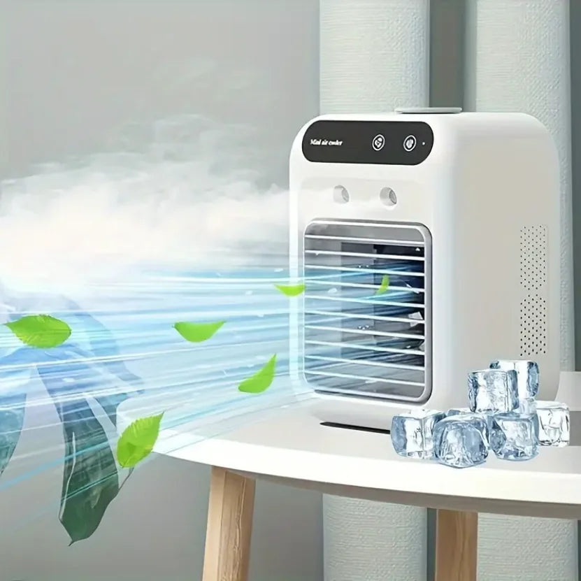 AirNova Touch – Portable USB Fan with Mist & Touch Control