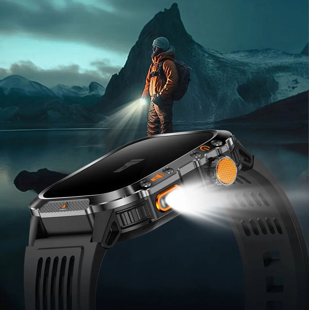 Outdoor Smartwatch with GPS Tracking, Health Monitoring & 30-Day ...