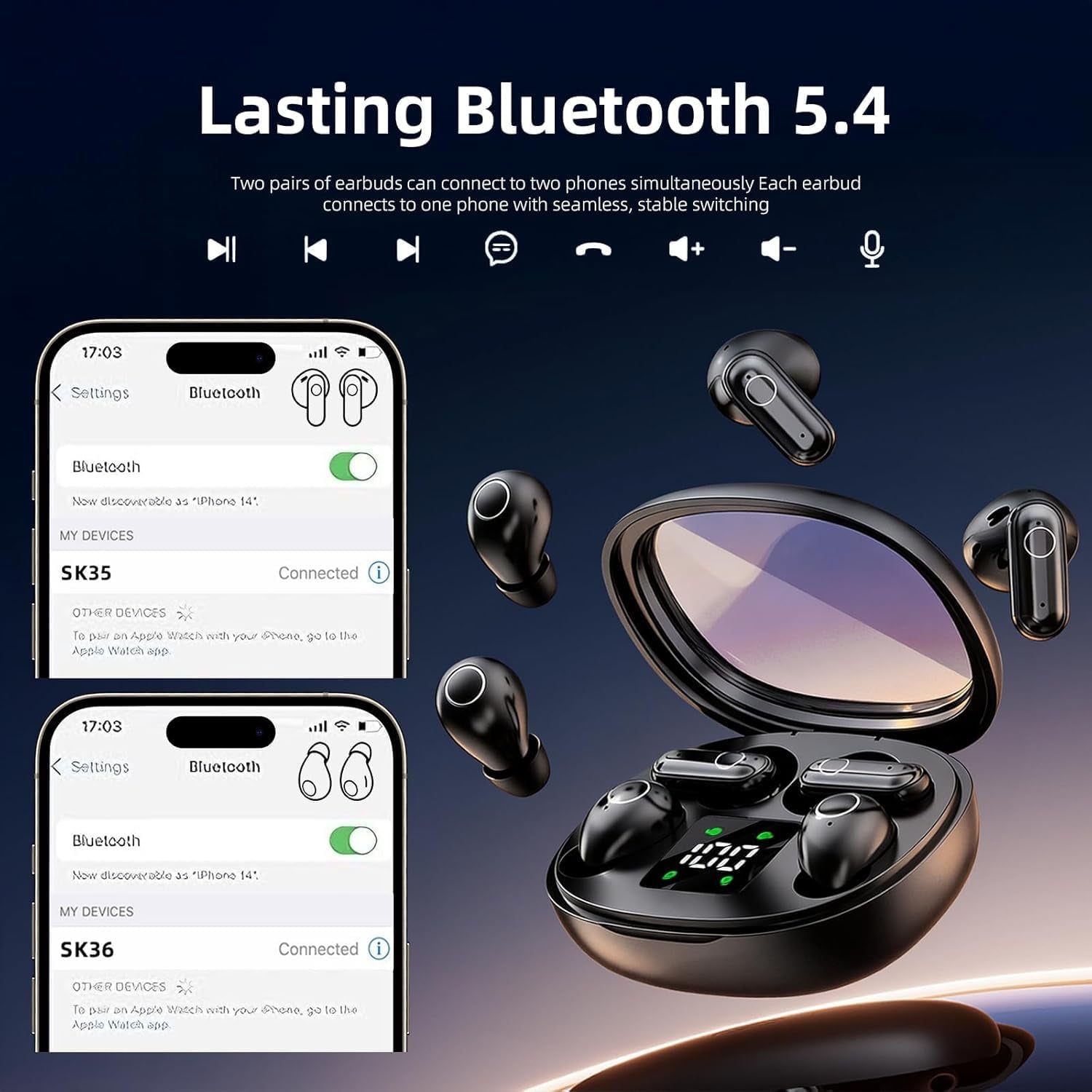 MiniSleep Dual Earbuds Set