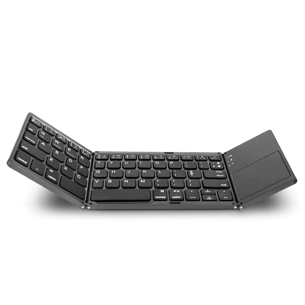 Tri-Fold Bluetooth Keyboard with Touchpad