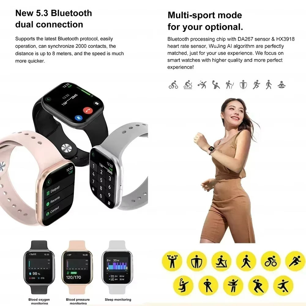 Smart Fitness Watch with GPS & Bluetooth – Track, Train, and Stay Connected Anywhere