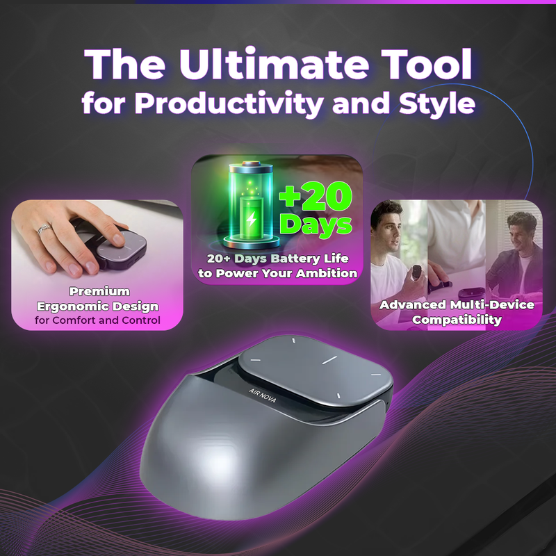 Air Nova detachable design - desktop mode and presentation mode